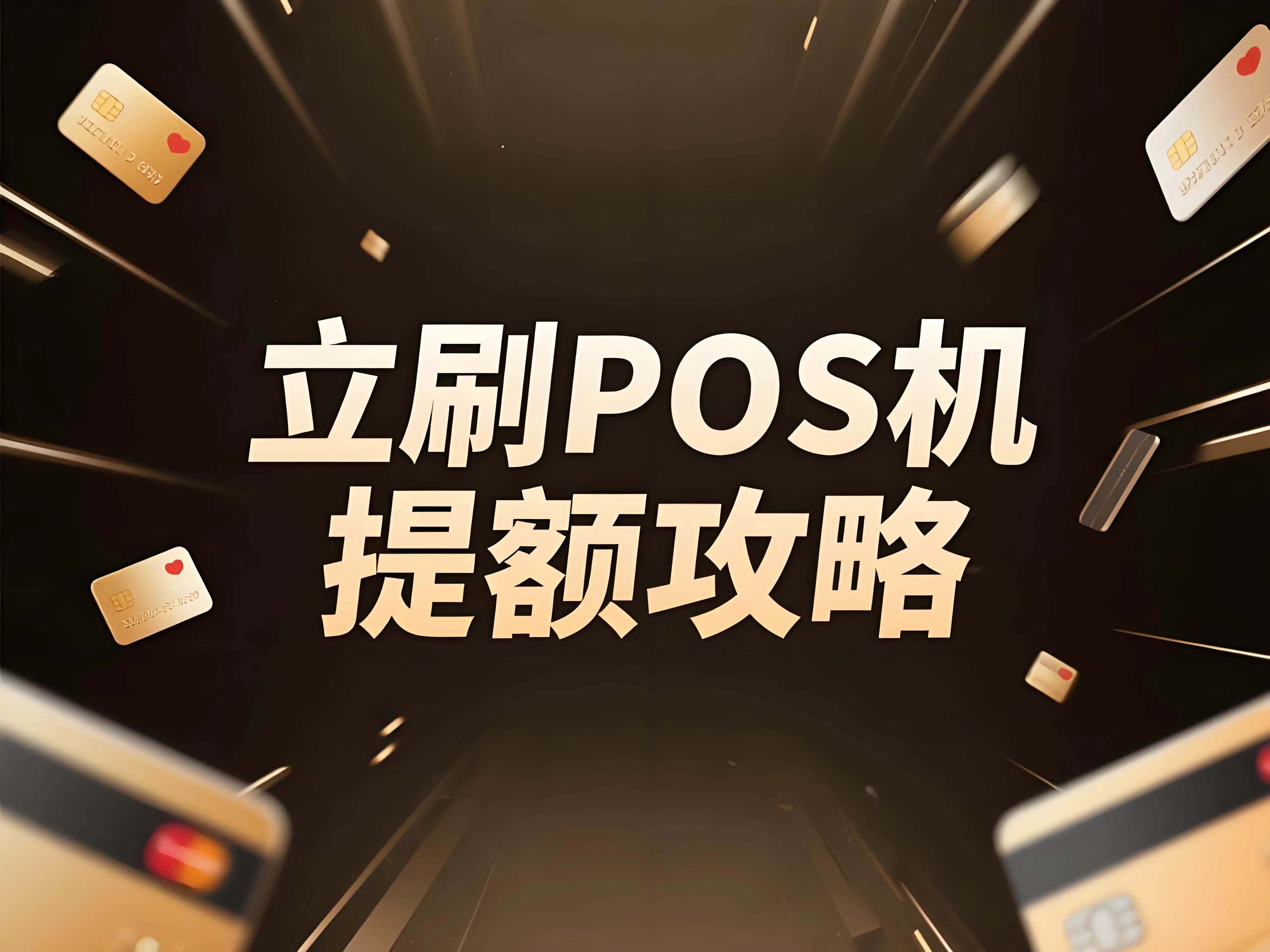 立刷POS机提额攻略：这些信用卡额度提升技巧你知道吗？