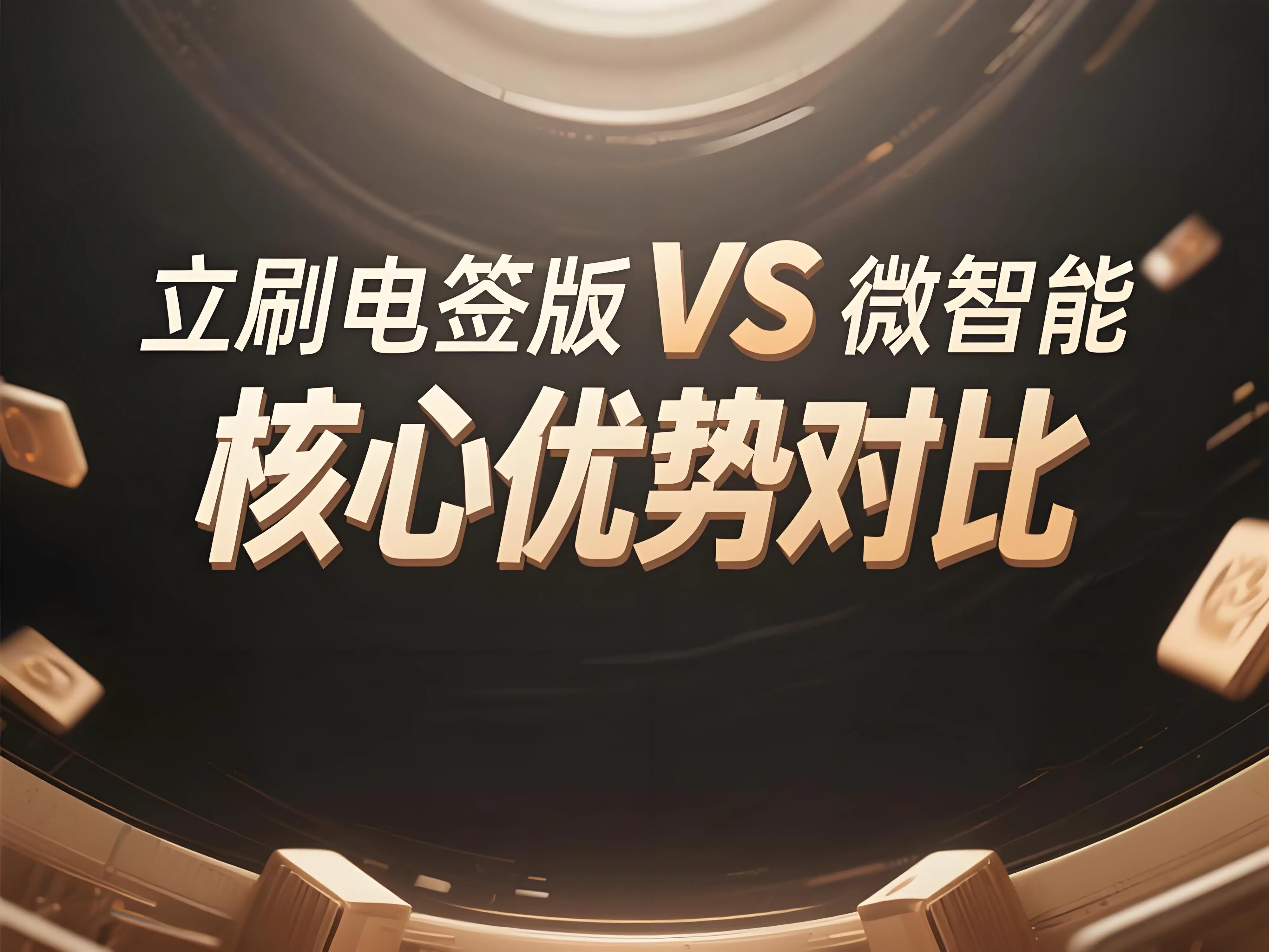 立刷电签版 vs 微智能POS机：核心优势对比与选择指南
