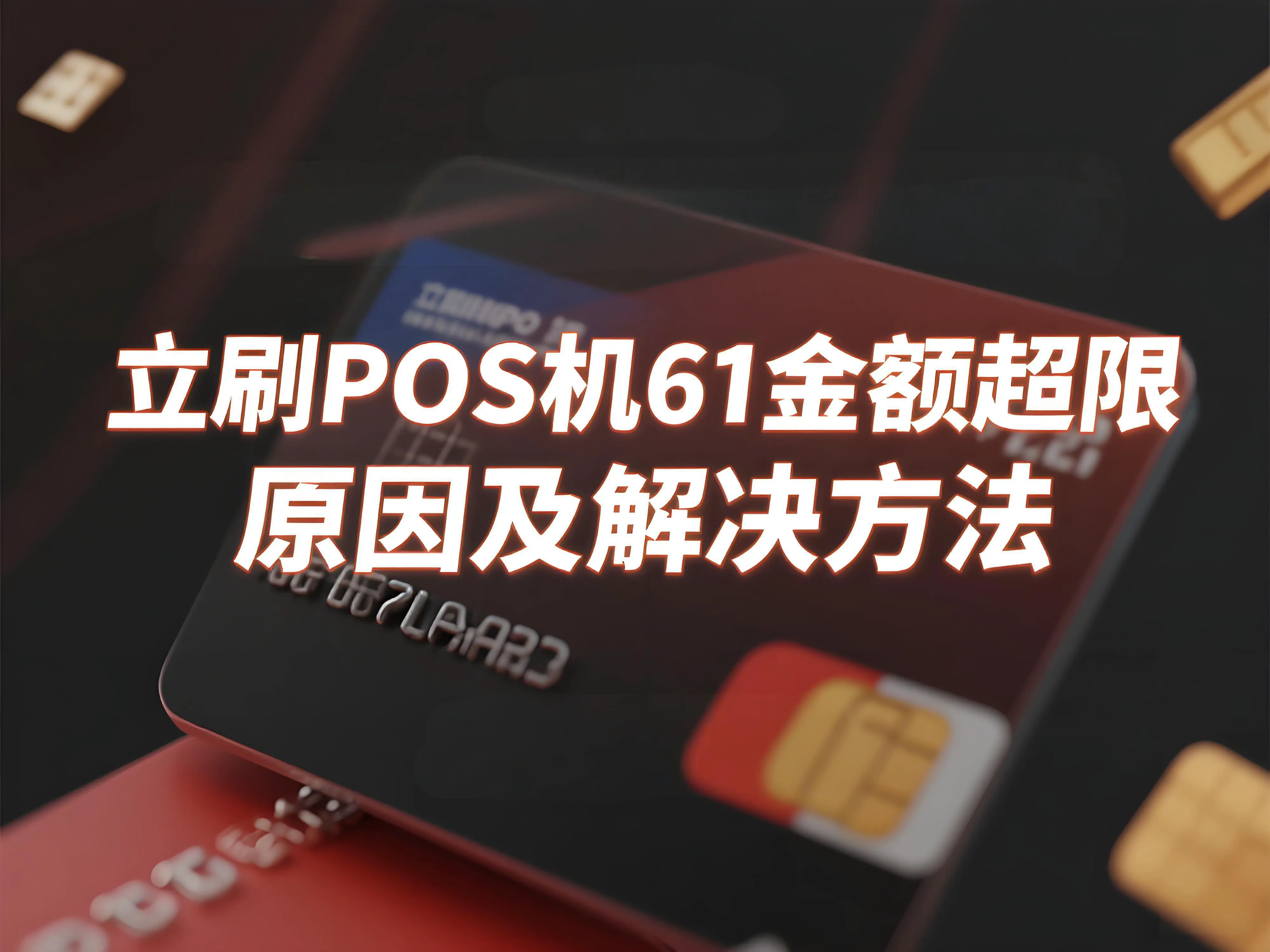 立刷POS机交易失败响应码61“金额超限”原因及解决方法详解